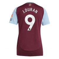 Aston Villa Jhon Duran #9 Heimtrikot Frauen 2024-25 Kurzarm